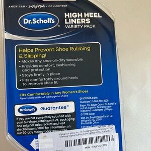 Dr scholls heel liners NWT set of three